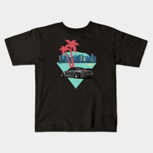 R35 GTR Skyline Miami JDM Tuning Car Kids T-Shirt